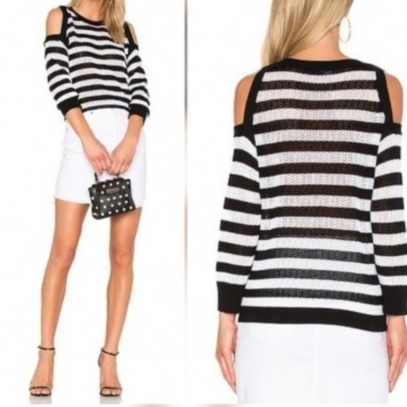 rag & bone Sweaters - Rag & Bone Tracey Crew Open Shoulder Sweater Sz XS